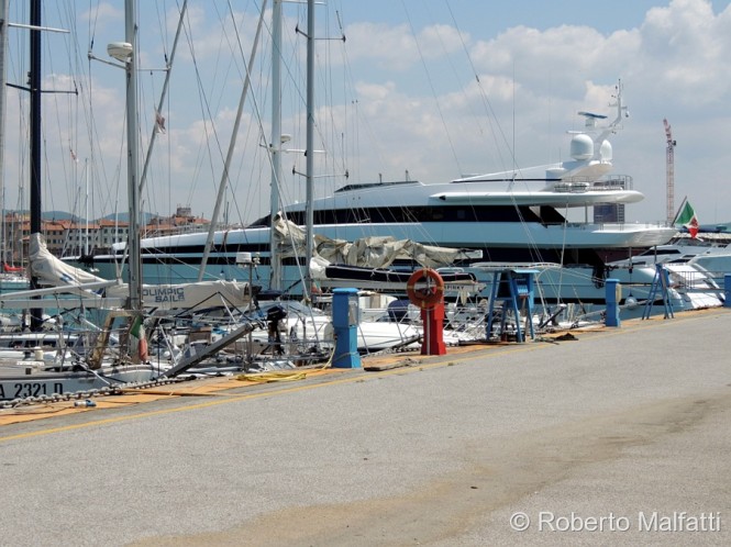 Project 12 superyacht in Livorno Italy