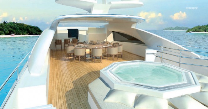 Project Galatea Yacht - Sun Deck