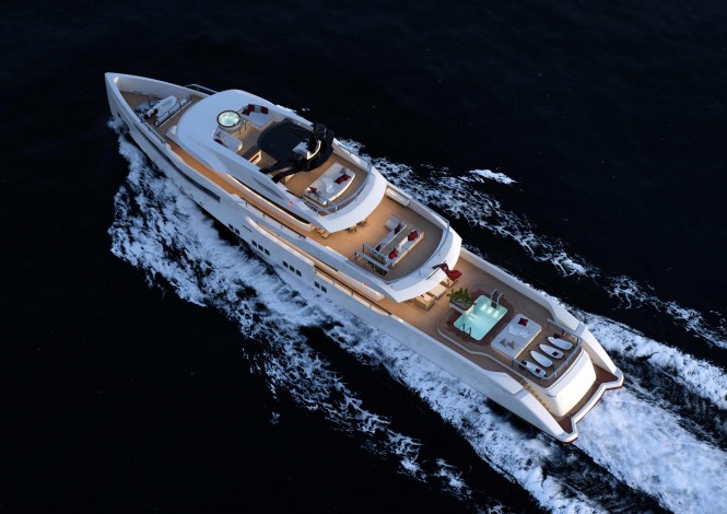 RMK 5000 Explorer superyacht concept - Upview