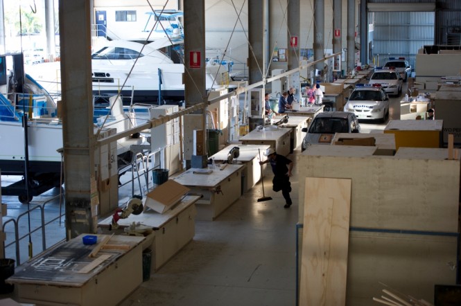 Racing through the Riviera factory