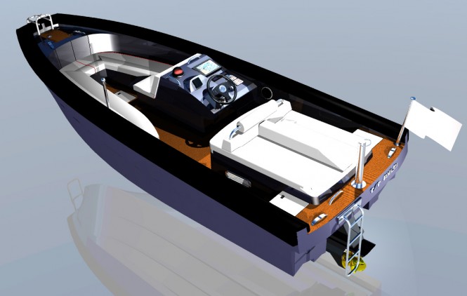 Rendering of new TS56 Yacht Tender