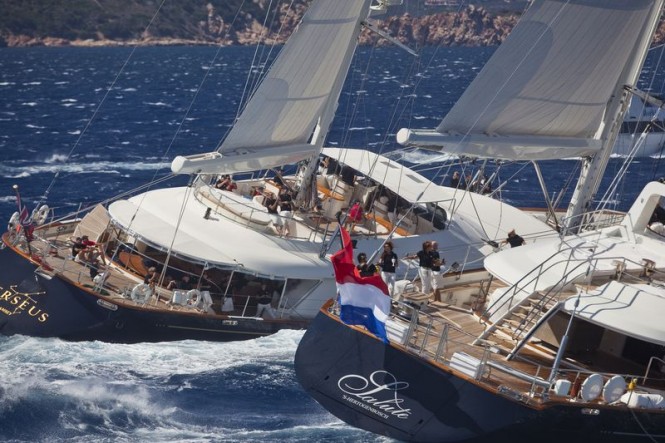 Sailing Yachts Perseus and Salute by Perini Navi