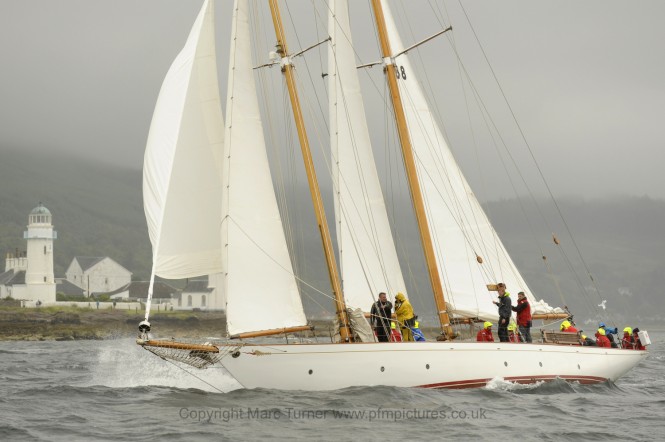 Sailing yacht Astor on the Clyde Day 2 - Photo credit Marc Turner /PFM
