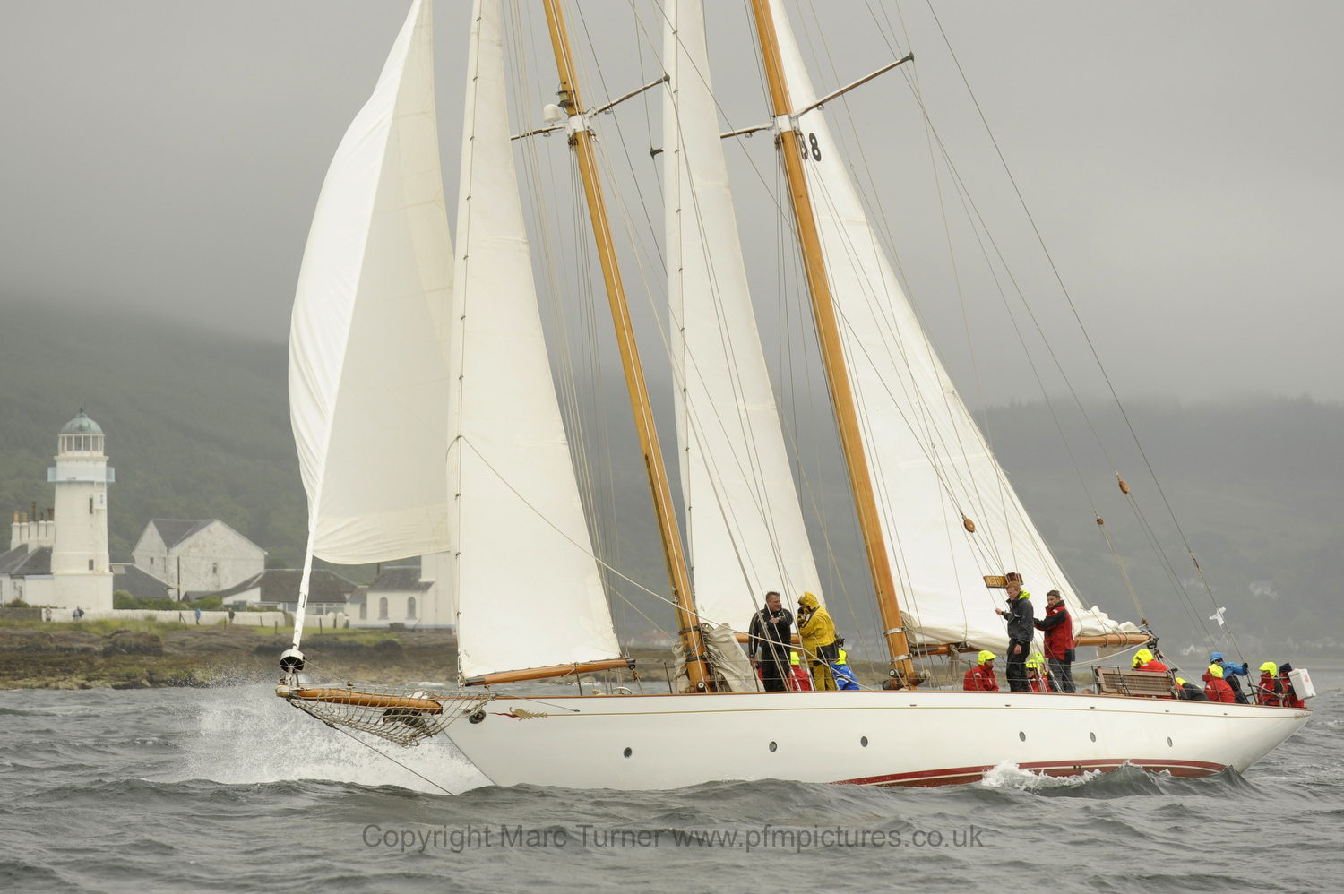 Sailing yacht Astor on the Clyde Day 2