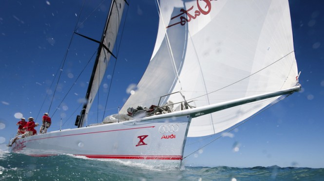 Sailing yacht Wild Oats X competing in Audi Hamilton Island Race Week 2009 - Photo by Andrea Francolini
