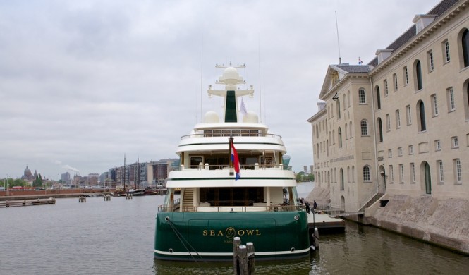 Sea Owl Yacht in Amsterdam - Aft View