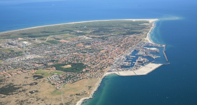 Skagen at the northern tip of Denmark
