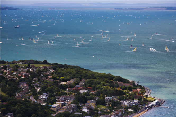 Spectacular Solent at the start of the 2011 Rolex Fastnet Race - Photo credit to Rolex Carlo Borlenghi