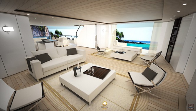 Sunrise 50 Yacht Concept - Interior