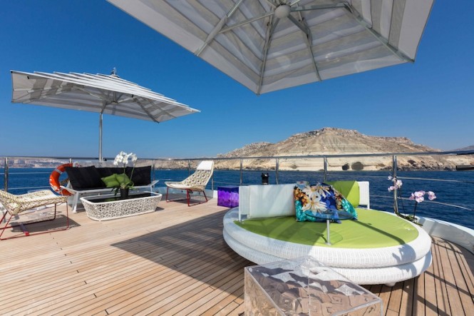 55m Ocean Paradise yacht - Sundeck