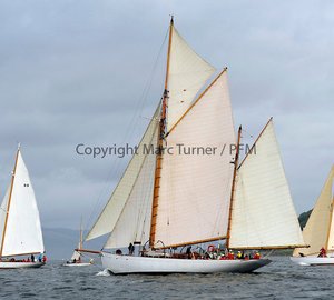 The final day of racing of the Fife Regatta on the King's Course North of Great Cumbrae