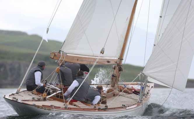 William-Fife designed Yacht Saskia built in 1931 - Photo credit Marc Turner /PFM