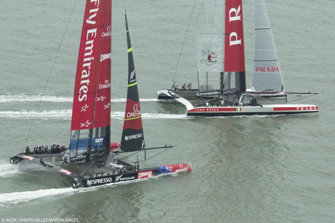 34th America's Cup - Louis Vuitton Cup - Race Day 9 - Emirates New Zealand Vs Luna Rossa