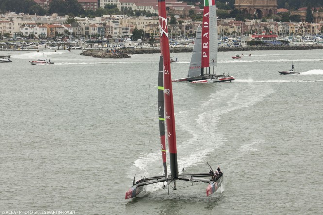 34th America's Cup - Louis Vuitton Cup - Race Day 9 - Emirates New Zealand Vs Luna Rossa