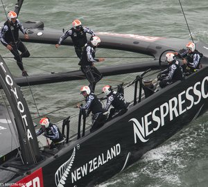 Louis Vuitton Cup 2013: Eighth point for Emirates Team New Zealand guided by Aussies