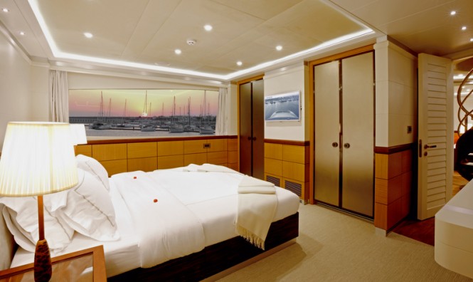 Curvelle quaranta Yacht - master suite