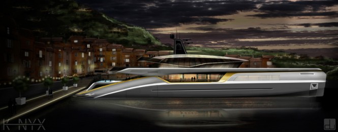 Design Unlimited K NYX Yacht Concept - Profile Design Unlimited K NYX Yacht Concept - Profile