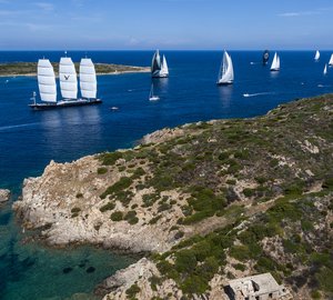 Perini Navi Cup 2013: Line honours for superyacht P2, overall lead for luxury yacht Silencio