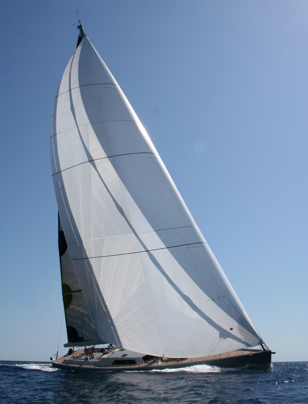 Wally 107 superyacht Kenora with custom ICE sails - image credit to Fiona Bruce Doyle Palma
