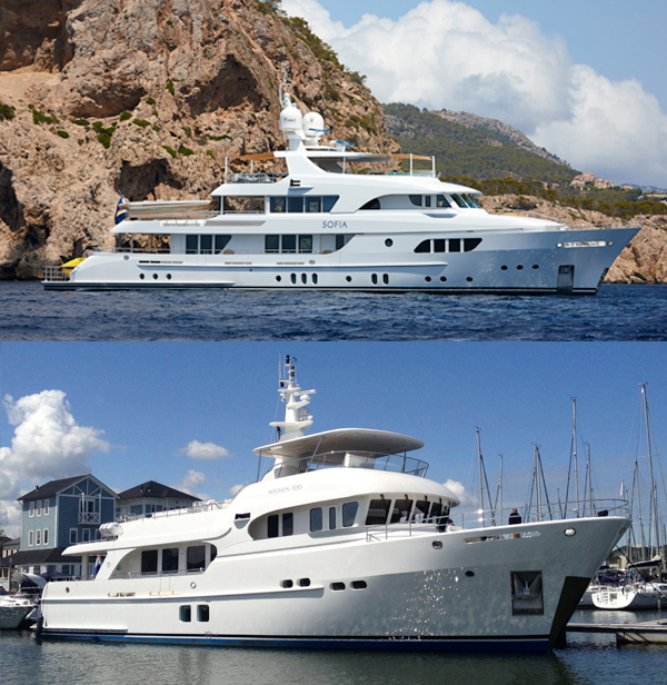 42m superyacht Sofia and Moonen 100 Explorer yacht to be displayed at Cannes Boat Show