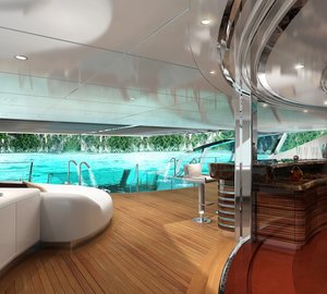 Additional renderings of the 70m Joachim Kinder superyacht concept