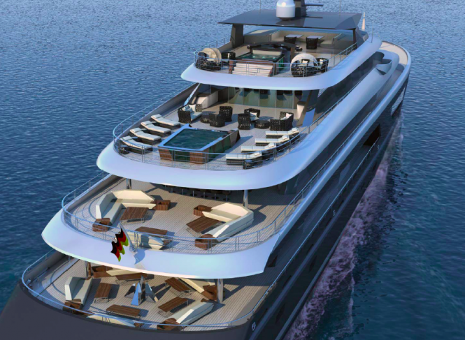 Adamantine superyacht concept by Ivan Erdevicki Adamantine superyacht concept by Ivan Erdevicki