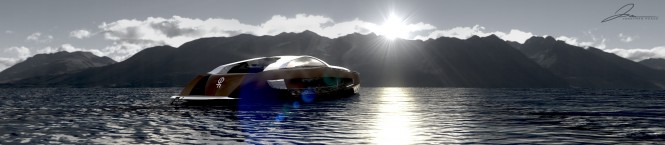 Adventurist 124 Yacht Concept - aft view