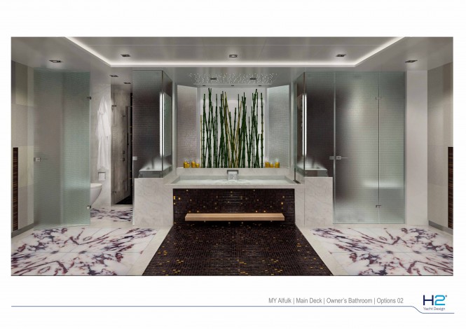 Alfulk Yacht - Owners Bathroom