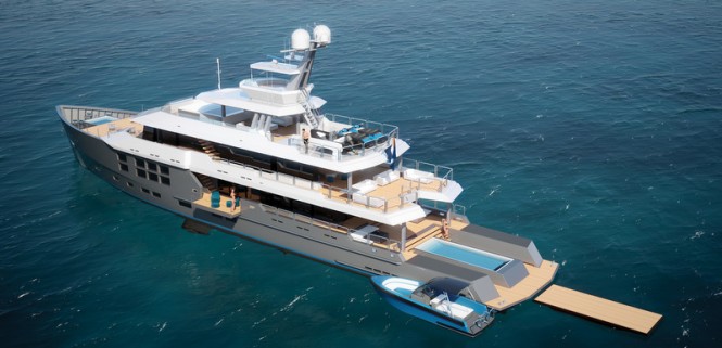 BIG STAR Yacht Project - aft view