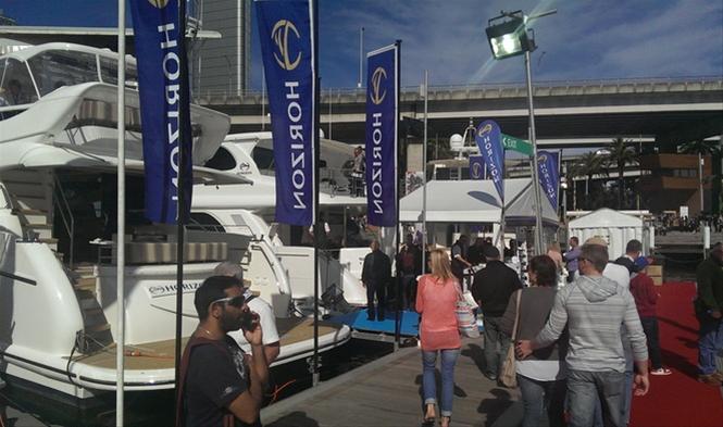 Horizon yachts at the 2013 Sydney International Boat Show