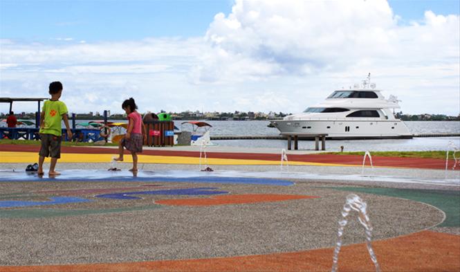 Justified yacht on sea trials