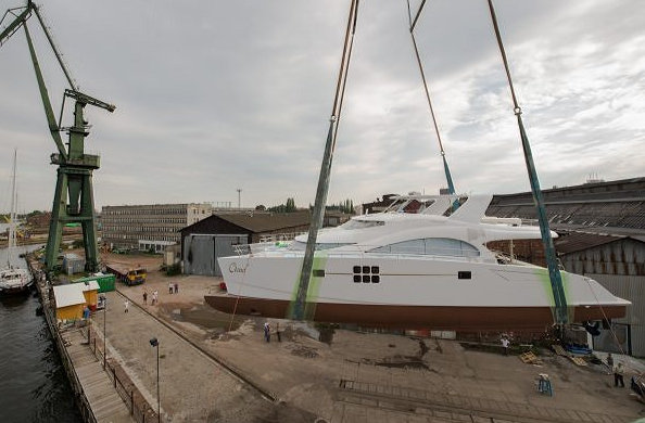 Launch of the 8th 70 Sunreef Power Yacht CLOUD