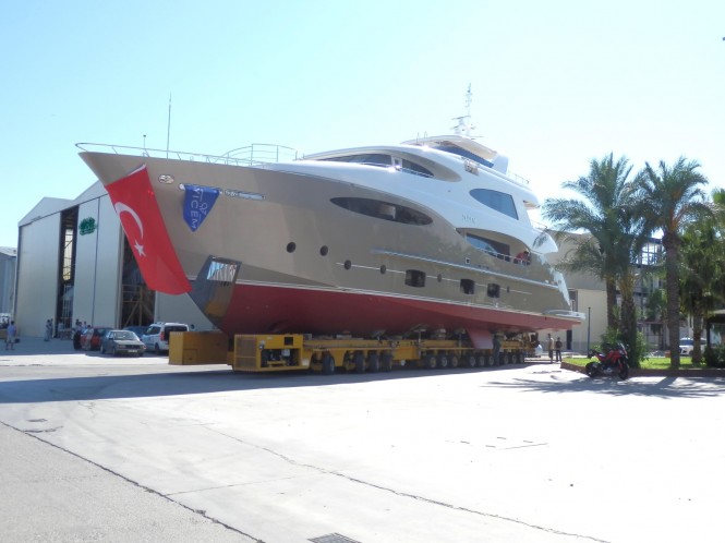 Launch of the Vulcan 35m superyacht by Vicem Yachts and Mulder Design