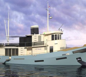 French navy tugboat LE LUTTEUR converted into a superyacht by Cobra Yacht