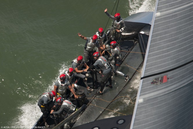 Luna Rossa Challenge yacht crew - © ACEA : PHOTO GILLES MARTIN-RAGET