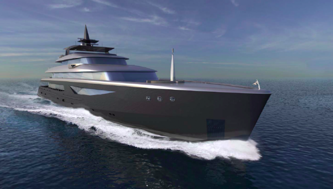 Luxury mega yacht Adamantine - concept by Ivan Erdevicki Luxury mega yacht Adamantine - concept by Ivan Erdevicki