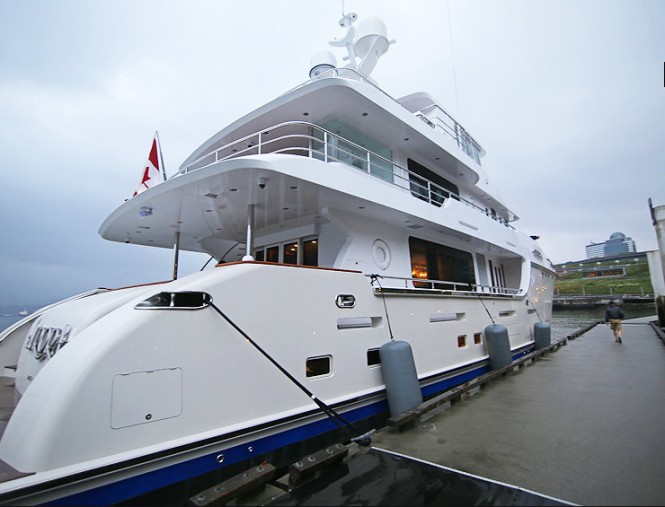 Luxury motor yacht Aurora