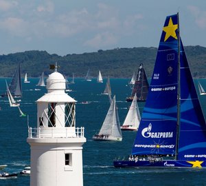 Line honours for Esimit Europa 2 Yacht at Rolex Fastnet Race 2013