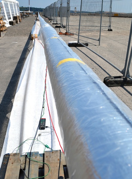 Luxury sailing yacht M5 is undergoing refit at Pendennis Shipyard