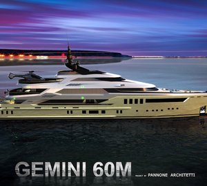Pannone Architetti designed 60m Mega Yacht GEMINI concept