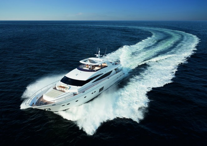Luxury superyacht Princess 98