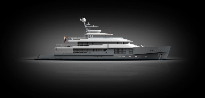 McMullen & Wing's new design for 50m project BIG STAR Yacht