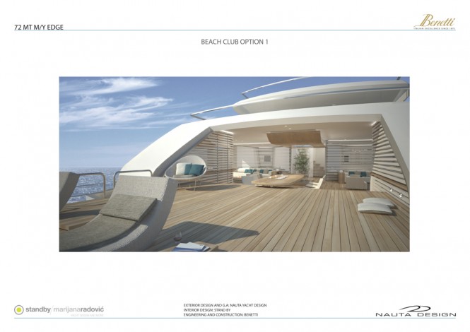 Mega yacht EDGE 72 by Nauta Yachts for Benetti Yachts