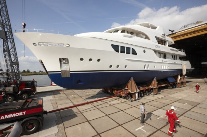 Moonen Yacht Sofia at launch