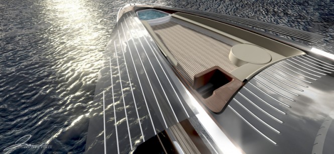 Motor yacht Adventurist 124 concept - Deck