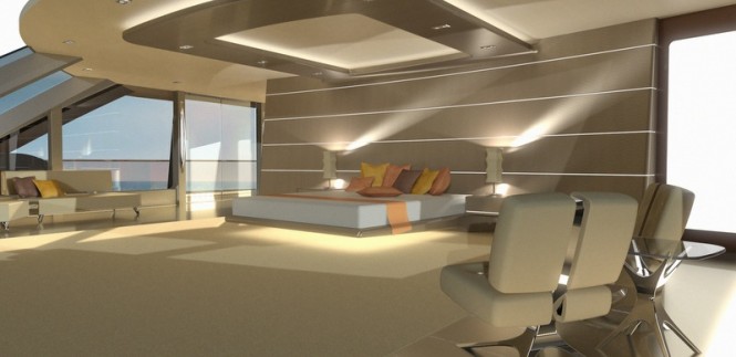 Motor yacht Illusion concept - Cabin