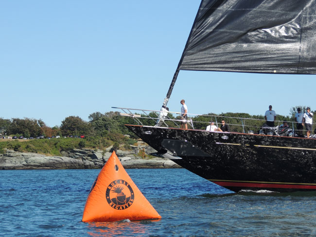 Newport Bucket Regatta 2013 - 180ft superyacht Marie - Photo courtesy Carrie Fletcher