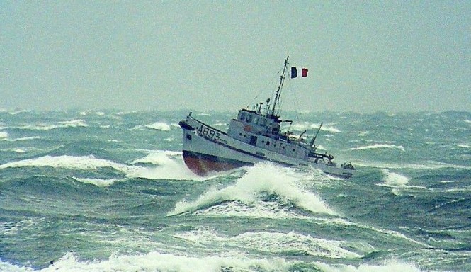 Original 1963 Tugboat Le Lutteur