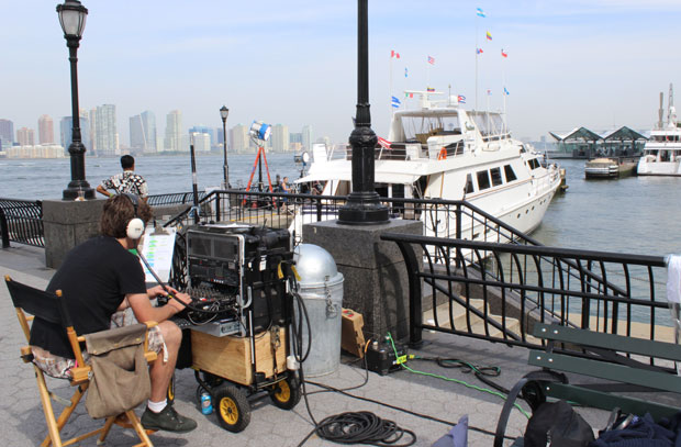 'Persons of Interest' films at Dennis Conner's North Cove using superyacht Justine 'Persons of Interest' films at Dennis Conner's North Cove using superyacht Justine