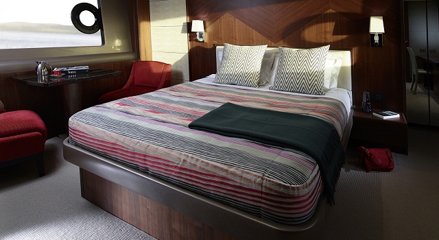 Princess 82 motor yacht owner cabin